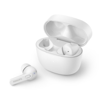 Philips TAT2206WT Earbud Bluetooth Handsfree Λευκό