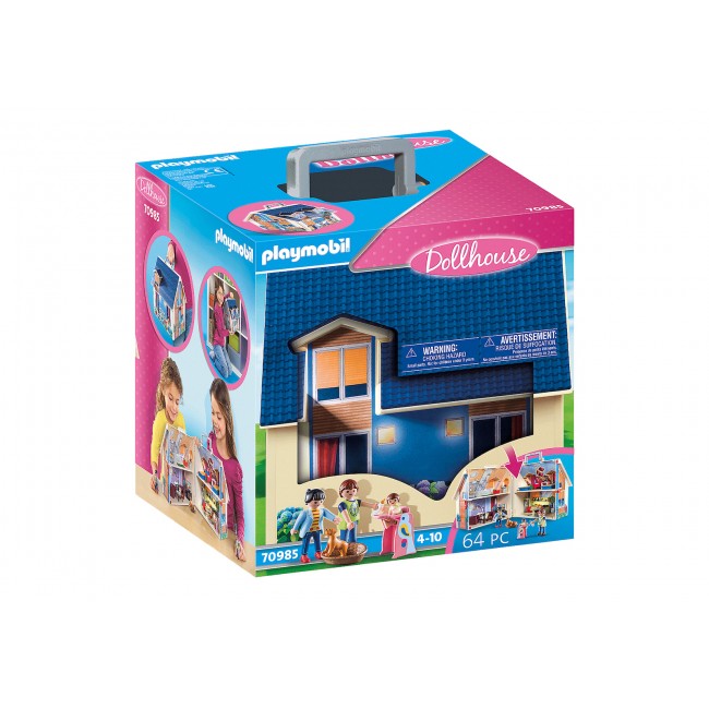 Playmobil Dollhouse - Μοντέρνο Κουκλόσπιτο Bαλιτσάκι 70985