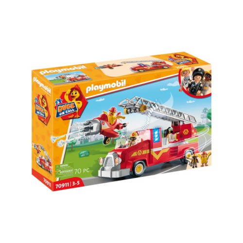 Playmobil Duck On Call - Μεγάλο Όχημα Πυροσβεστικής (70911)