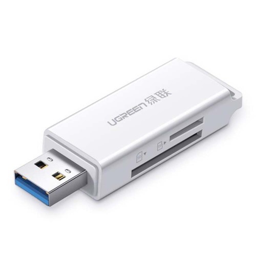 Card Reader UGREEN CM104 USB 3.0 White (40753)
