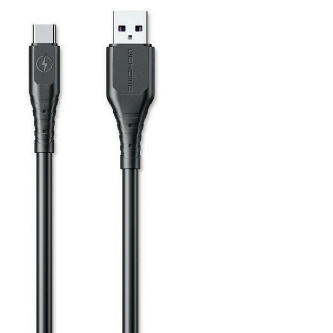 WK WDC-152 USB 2.0 Cable USB-C male - USB-A male Μαύρο 1m