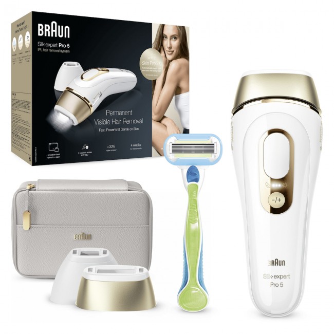 Braun Silk-expert Pro 5 Σετ Αποτρίχωσης Laser για Πρόσωπο, Σώμα & Μπικίνι PL5154