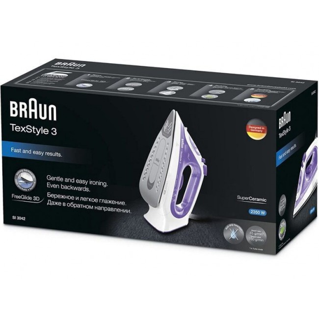 Braun TexStyle 3 SI 3042 Vi Σίδερο Ατμού 2350W