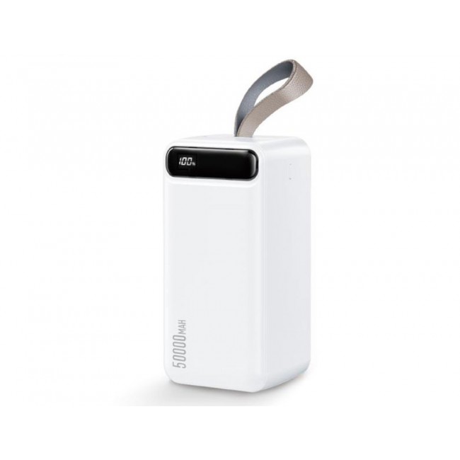 WK WP-283 Power Bank 50000mAh με 2 Θύρες USB-A Minre White