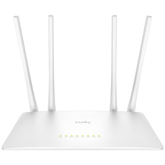 Cudy WR1200 V2.0 Ασύρματο Router Wi-Fi 5 με 5 Θύρες Ethernet Cudy WR1200 V2.0 Ασύρματο Router Wi-Fi 5 με 5 Θύρες Ethernet
