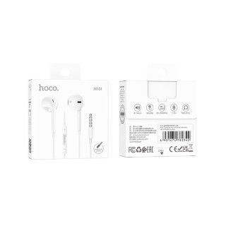 Hoco M101 In-ear Handsfree με Βύσμα 3.5mm Λευκό Hoco M101 In-ear Handsfree με Βύσμα 3.5mm Λευκό