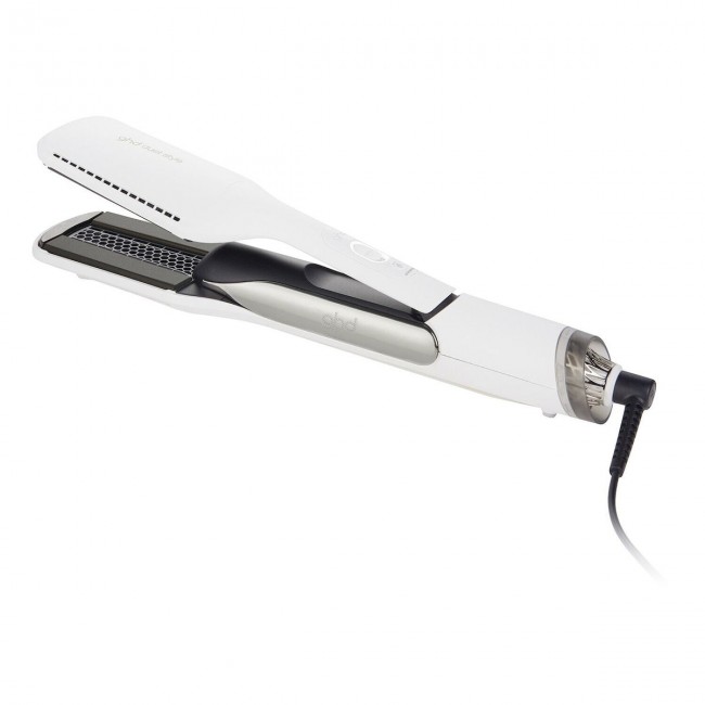 GHD Duet Πρέσα Μαλλιών με Κεραμικές Πλάκες White (HHWG1022)