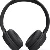 JBL Tune 520ΒΤ, On-Ear Bluetooth Headphones, Multipoint, APP - Black (JBLT520BTBLKEU)