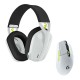 Ακουστικό & Ποντίκι Logitech G435 & G305 White/Lime (981-001230)