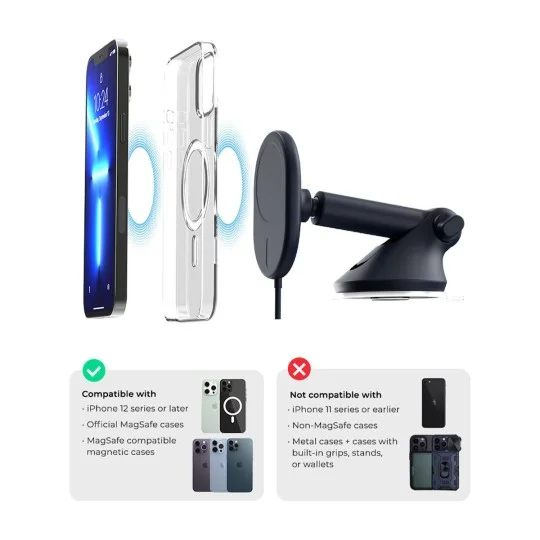 iOttie Velox Wireless Βάση Στήριξης Κινητού για Ταμπλό – Παρμπρίζ