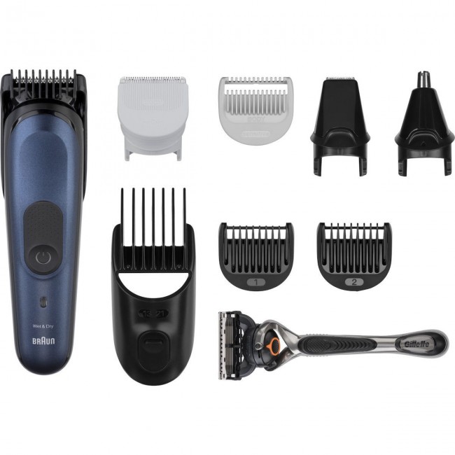 Braun All-in-One Style MultiGroomingKit MGK7410 Επαναφορτιζόμενη Κουρευτική Μηχανή Μπλε