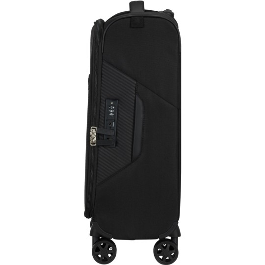 Samsonite Litebeam Spinner 55/20 Cabin Softshell Bαλίτσα Black Samsonite Litebeam Spinner 55/20 Cabin Softshell Bαλίτσα Black