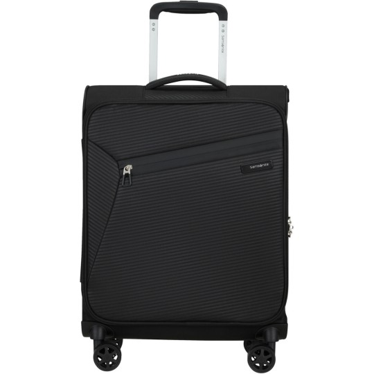 Samsonite Litebeam Spinner 55/20 Cabin Softshell Bαλίτσα Black Samsonite Litebeam Spinner 55/20 Cabin Softshell Bαλίτσα Black