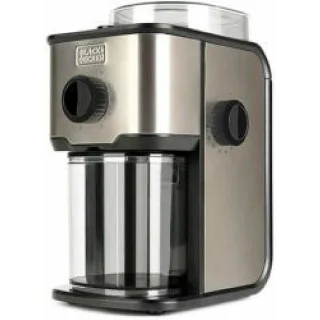 Black & Decker Ηλεκτρικός Μύλος Καφέ 150W με Χωρητικότητα 200gr Ασημί Black & Decker Ηλεκτρικός Μύλος Καφέ 150W με Χωρητικότητα 200gr Ασημί