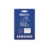 Samsung Pro Plus 512GB Κάρτα Μνήμης microSDXC U3 V30 A2 UHS-I με αντάπτορα (MB-MD512SA/EU) 