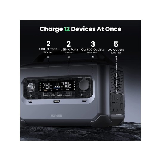 Ugreen GS600 Power Station Χωρητικότητας 680Wh 15050 Ugreen GS600 Power Station Χωρητικότητας 680Wh 15050