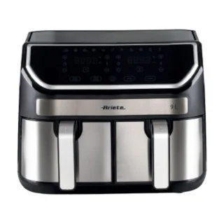 Φριτέζα Αέρος Ariete 4625 Air Fryer 9L Dual Black/Silver Φριτέζα Αέρος Ariete 4625 Air Fryer 9L Dual Black/Silver