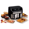 Φριτέζα Αέρος Ariete 4625 Air Fryer 9L Dual Black/Silver