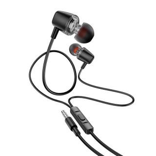 Hoco M107 Discoverer In-ear Handsfree με Βύσμα 3.5mm Μαύρο