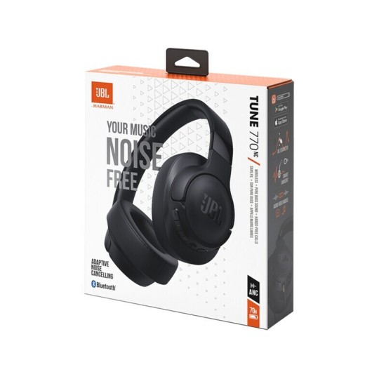 JBL Tune 770NC Over Ear Bluetooth Headphones Μαύρο JBL Tune 770NC Over Ear Bluetooth Headphones Μαύρο