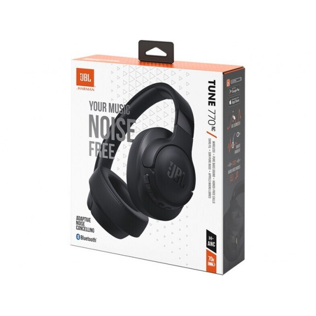 JBL Tune 770NC Over Ear Bluetooth Headphones Μαύρο