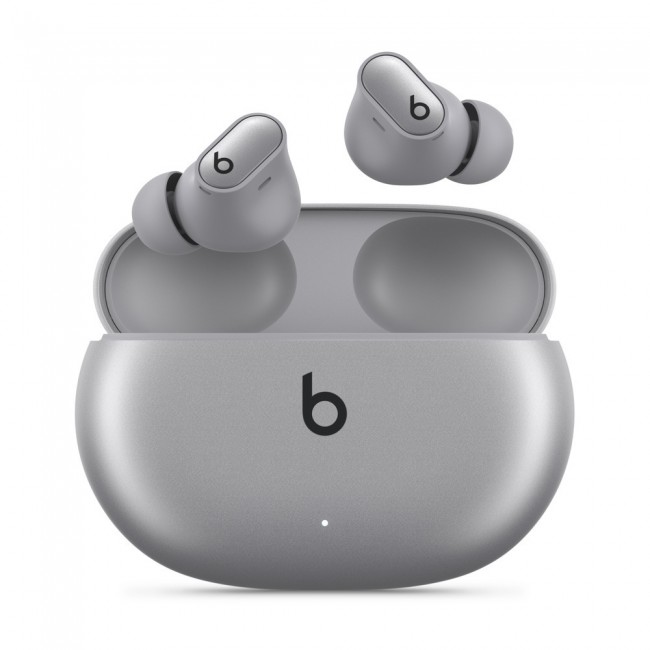 Beats Studio Buds + Bluetooth Handsfree Ακουστικά με Θήκη Φόρτισης Cosmic Silver