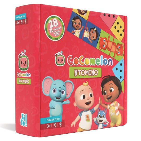 Zito! Επιτραπέζιο Παιχνίδι Cocomelon - Ντόμινο για 1-4 Παίκτες 3+ Ετών 29319