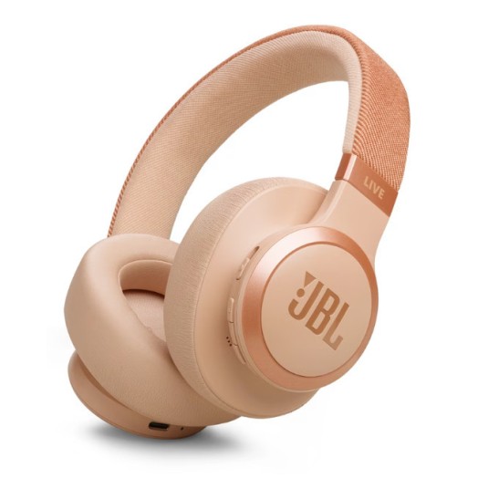 JBL Live 770NC Ασύρματα Bluetooth Over Ear Ακουστικά Sandstone