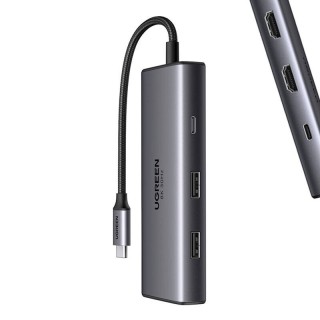 Docking Station Ugreen CM498 Type-C Grey (15852) Docking Station Ugreen CM498 Type-C Grey (15852)