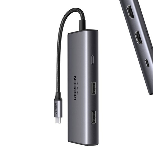 Docking Station Ugreen CM498 Type-C Grey (15852)