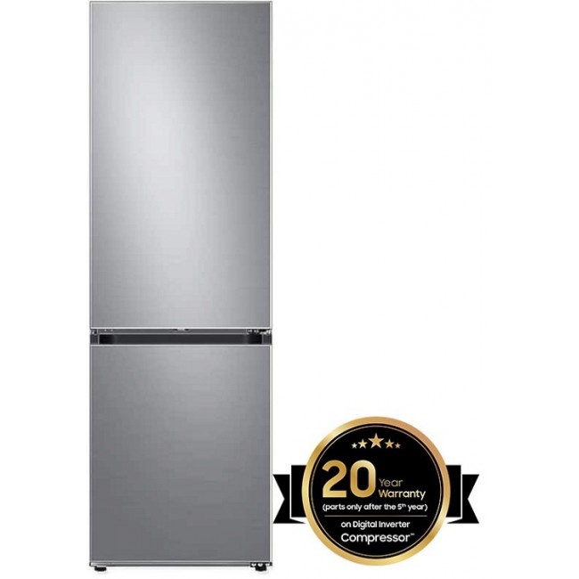 Samsung Ψυγειοκαταψύκτης Bespoke RB38C6B0ES9 NoFrost 390Lt Υ203xΠ59.5xΒ65,8εκ. Inox