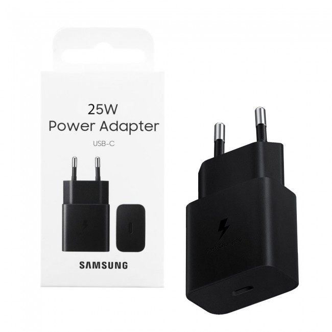 Samsung Φορτιστής Χωρίς Καλώδιο και Καλώδιο USB-C 25W Μαύρος (EP-T2510NBEGEU)