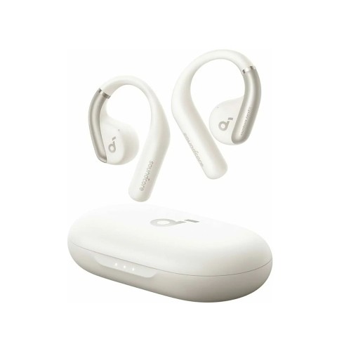 Soundcore by Anker AeroFit Open Ear Bluetooth Handsfree Ακουστικά με Αντοχή στον Ιδρώτα και Θήκη Φόρτισης Calm White (A3872G21)