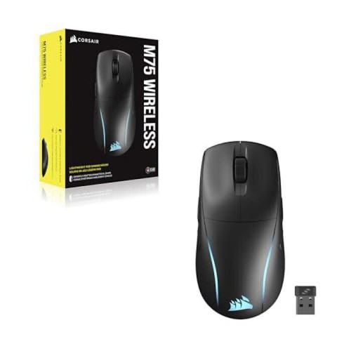 Corsair M75 Ασύρματο RGB Gaming Ποντίκι 26000 DPI Μαύρο