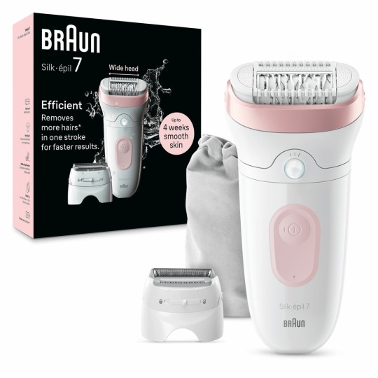 Braun Silk-epil 7 7-030 epilator White/Flamingo Pink Braun Silk-epil 7 7-030 epilator White/Flamingo Pink