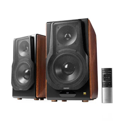 Edifier S3000MKII S3000MKII Αυτοενισχυόμενα Ηχεία 2 Δρόμων με Bluetooth (Ζεύγος) Καφέ