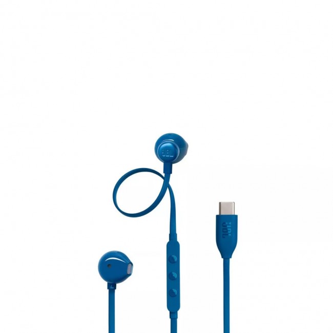 JBL Ακουστικά Ψείρες In Ear Μπλε