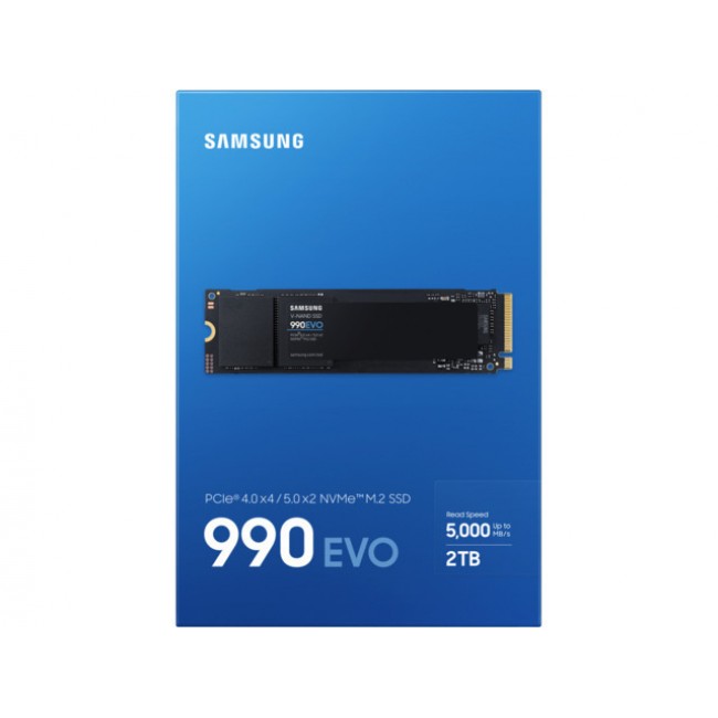 Samsung 990 EVO SSD 2TB M.2 NVMe PCI Express 4.0 (MZ-V9E2T0BW)