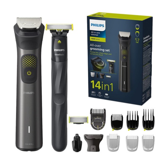 Philips Series 9000 Set MG9550/15 Ξυριστική Μηχανή Προσώπου Επαναφορτιζόμενη