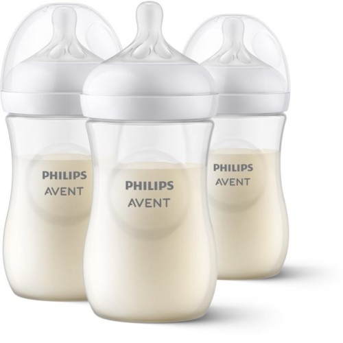 Philips Πλαστικό Μπιμπερό Natural Response 3τμχ (SCY903/03)
