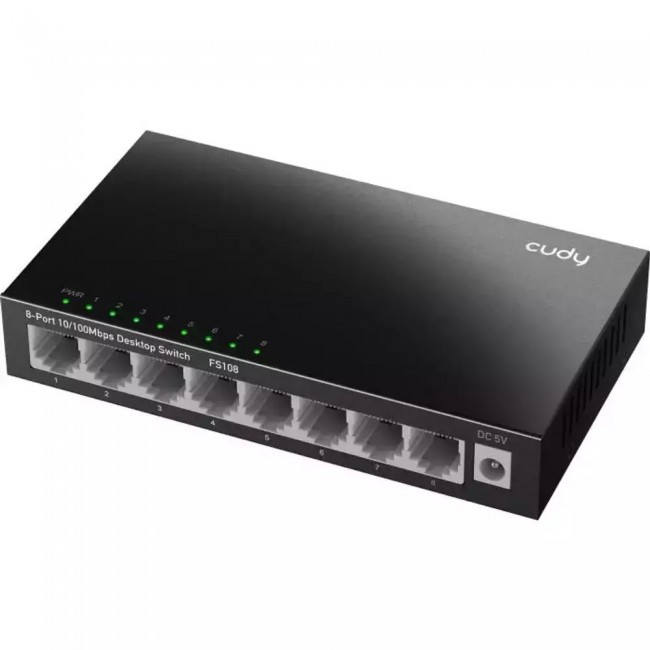 Cudy FS108 Unmanaged Switch με 8 Θύρες Ethernet