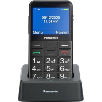 Panasonic KX-TU155 Single SIM Κινητό με Μεγάλα Κουμπιά Μαύρο