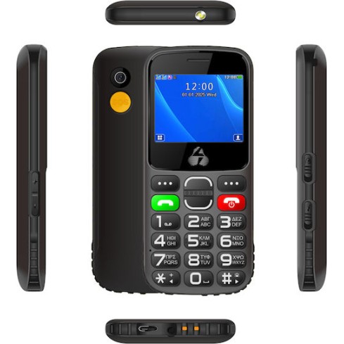 Powertech Sentry PTM-39 Eco II Dual SIM (32MB) Μαύρο