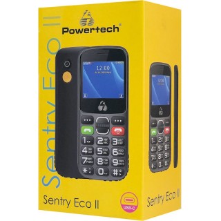 Powertech Sentry PTM-39 Eco II Dual SIM (32MB) Μαύρο