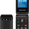 Powertech-Milly Flip PTM-38 Dual SIM Κινητό Μαύρο