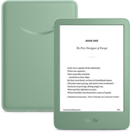 Amazon Kindle 2024 με Οθόνη Αφής 6" (16GB) Πράσινο