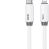 WK Wdc-29 USB-C to Lightning Cable 30W 1m Λευκό