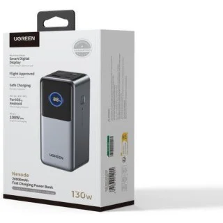 Ugreen PB721 Power Bank 20000mAh 130W 1xUSB-A 2xUSB-C Quick Charge 3.0