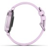 Garmin Lily 2 Aluminium Αδιάβροχο Smartwatch με Παλμογράφο (Metallic Lilac / Lilac Silicone Band)