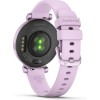 Garmin Lily 2 Aluminium Αδιάβροχο Smartwatch με Παλμογράφο (Metallic Lilac / Lilac Silicone Band)